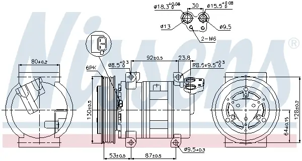 Sichere Zahlung NISSENS 89330 - Kompressor, Klimaanlage - ** FIRST FIT **