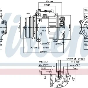 Begrenztes Angebot NISSENS 89347 - Kompressor, Klimaanlage - ** FIRST FIT **