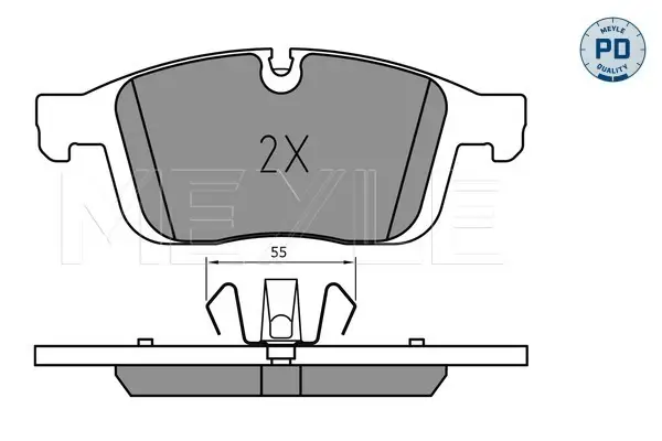 Wochenendangebot MEYLE 025 223 8619/PD - Bremsbelagsatz, Scheibenbremse - MEYLE-PD Advanced performance and design.