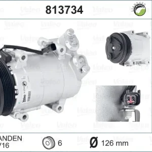 VALEO 813734 - Kompressor, Klimaanlage - VALEO RE-GEN REMANUFACTURED Knallerangebot