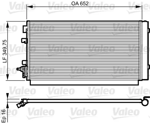 Top-Preis VALEO 814187 - Kondensator, Klimaanlage