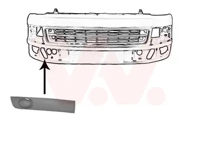 Bestpreis VAN WEZEL 5790592 - Lüftungsgitter, Stoßfänger - ** Equipart **