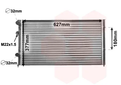 VAN WEZEL 58002027 - Kühler, Motorkühlung Solange Der Vorrat Reicht