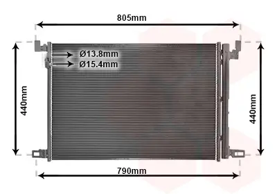 VAN WEZEL 58015705 - Kondensator, Klimaanlage Beliebt