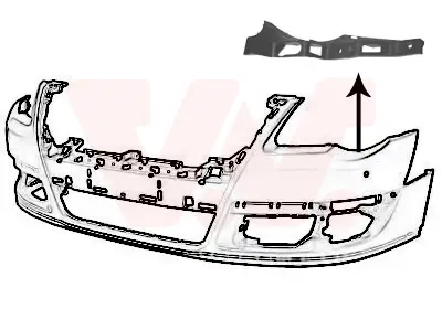 Preis Gesenkt VAN WEZEL 5839563 - Halter, Stoßfänger - ** Equipart **