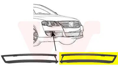Super-Preis VAN WEZEL 5839581 - Zier-/Schutzleiste, Stoßfänger