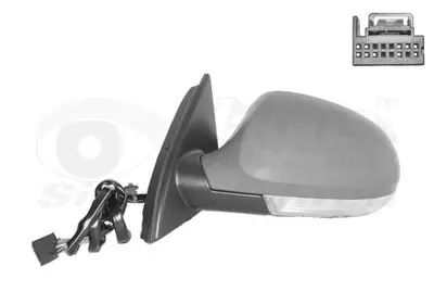 VAN WEZEL 5839807 - Außenspiegel - * HAGUS * Ausverkauf