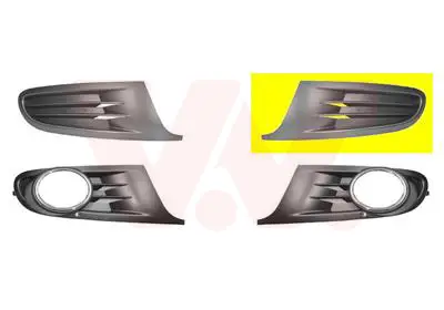 VAN WEZEL 5863591 - Lüftungsgitter, Stoßfänger - ** Equipart ** Rabatt
