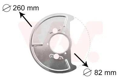 Direkt Vom Hersteller VAN WEZEL 5870371 - Spritzblech, Bremsscheibe
