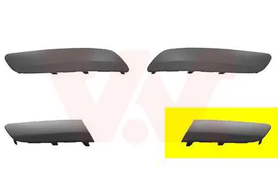 VAN WEZEL 5886583 - Zier-/Schutzleiste, Stoßfänger - ** Equipart ** Markenprodukt