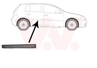 Super-Preis VAN WEZEL 5894406 - Zier-/Schutzleiste, Tür