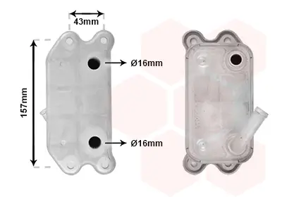Direktkauf VAN WEZEL 59003168 - Ölkühler, Motoröl