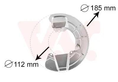 VAN WEZEL 5930372 - Spritzblech, Bremsscheibe Saisonangebot