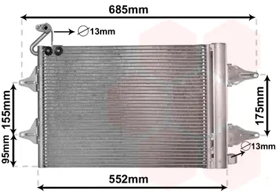 VAN WEZEL 76005007 - Kondensator, Klimaanlage Schnäppchen