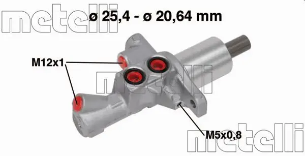 Sale METELLI 05-0748 - Hauptbremszylinder