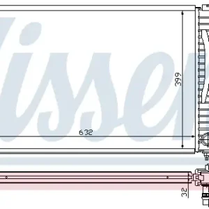 Preiswert NISSENS 60497 - Kühler, Motorkühlung - ** FIRST FIT **