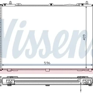 Preiswert NISSENS 60466A - Kühler, Motorkühlung