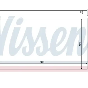 Letzte Chance NISSENS 61769 - Kühler, Motorkühlung