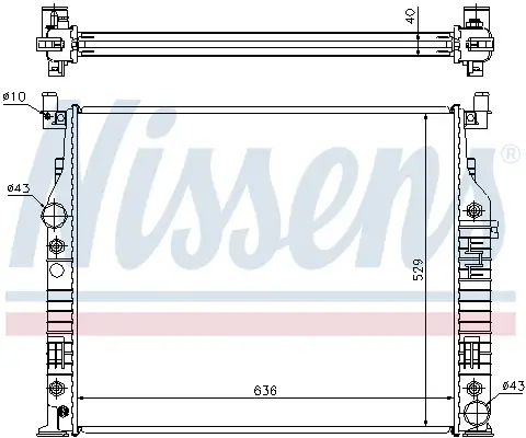 NISSENS 62576A - Kühler, Motorkühlung - ** FIRST FIT ** Markenware