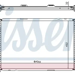 Sonderaktion NISSENS 627063 - Kühler, Motorkühlung