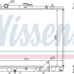 Schnäppchen NISSENS 62895A - Kühler, Motorkühlung - ** FIRST FIT **