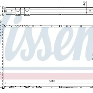 Expressversand NISSENS 63003A - Kühler, Motorkühlung
