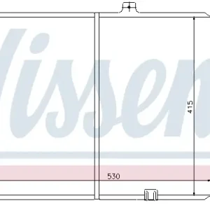 Preiswert NISSENS 63170 - Kühler, Motorkühlung