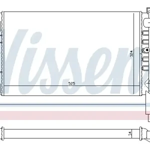 Beliebt NISSENS 632761 - Kühler, Motorkühlung