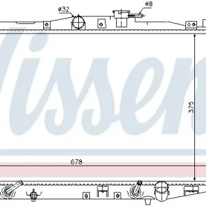 Must-Have NISSENS 63345 - Kühler, Motorkühlung