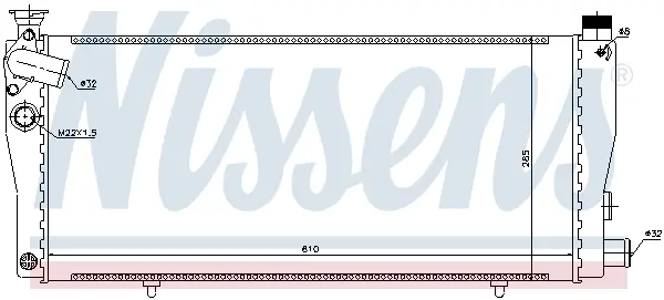 Direktkauf NISSENS 63709 - Kühler, Motorkühlung