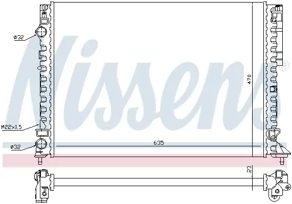NISSENS 63843A - Kühler, Motorkühlung Online Kaufen