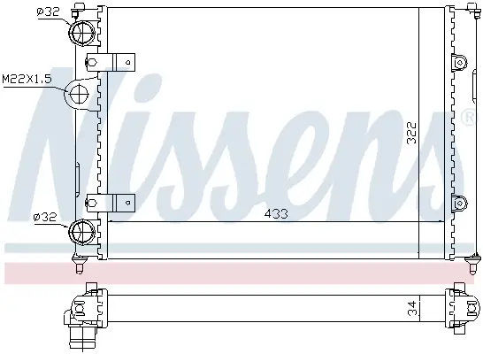 NISSENS 639981 - Kühler, Motorkühlung Bestseller