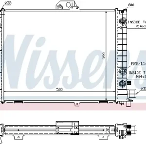Sonderaktion NISSENS 64033A - Kühler, Motorkühlung