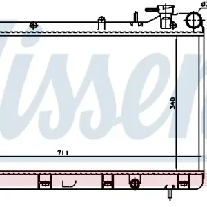 Beliebt NISSENS 64185 - Kühler, Motorkühlung