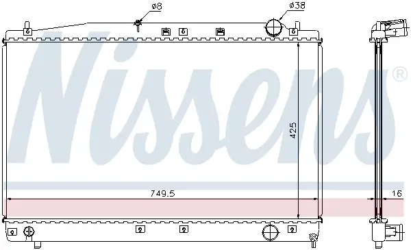 NISSENS 64654A - Kühler, Motorkühlung - ** FIRST FIT ** Must-Have