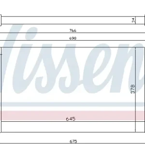 Markenprodukt NISSENS 67304 - Kühler, Motorkühlung