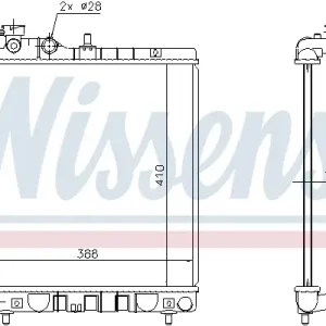 Beliebt NISSENS 675006 - Kühler, Motorkühlung