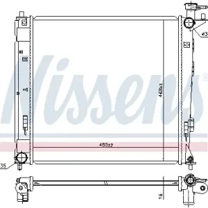 Sale NISSENS 675019 - Kühler, Motorkühlung - ** FIRST FIT **