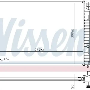 Bestseller NISSENS 69703A - Kühler, Motorkühlung
