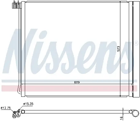 Letzte Chance NISSENS 940339 - Kondensator, Klimaanlage - ** FIRST FIT **