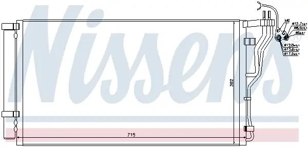 Must-Have NISSENS 940347 - Kondensator, Klimaanlage