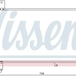 Echt NISSENS 940435 - Kondensator, Klimaanlage - ** FIRST FIT **