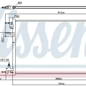 Günstig NISSENS 940533 - Kondensator, Klimaanlage - ** FIRST FIT **