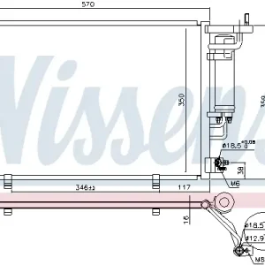 Bestseller NISSENS 940500 - Kondensator, Klimaanlage