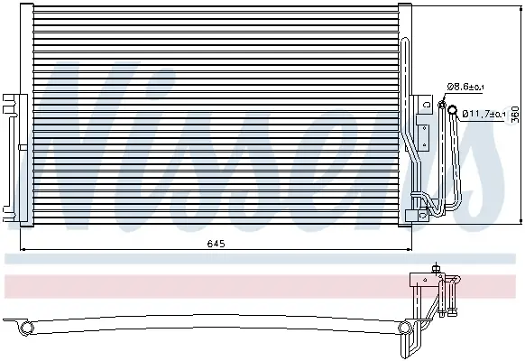 NISSENS 94234 - Kondensator, Klimaanlage Top-Seller