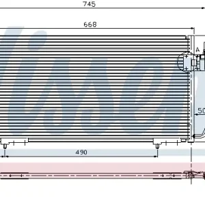 Schneller Versand NISSENS 94276 - Kondensator, Klimaanlage