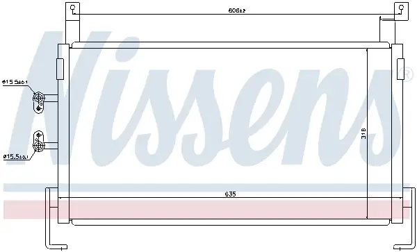 NISSENS 94467 - Kondensator, Klimaanlage Top-Preis