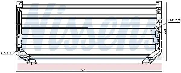 Begrenztes Angebot NISSENS 94515 - Kondensator, Klimaanlage
