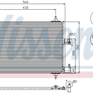 Letzte Chance NISSENS 94534 - Kondensator, Klimaanlage - ** FIRST FIT **