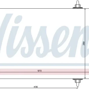 Sonderangebot NISSENS 94758 - Kondensator, Klimaanlage - ** FIRST FIT **